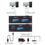 AM-U301 Interruttore USB 3.0 con 2 ingressi e 1 uscita