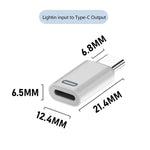 Adattatore da 8 pin femmina a USB-C maschio Gen3