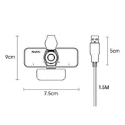Webcam USB Yesido KM13 1080P 2.0MP, lunghezza cavo 1,5 m, KM13