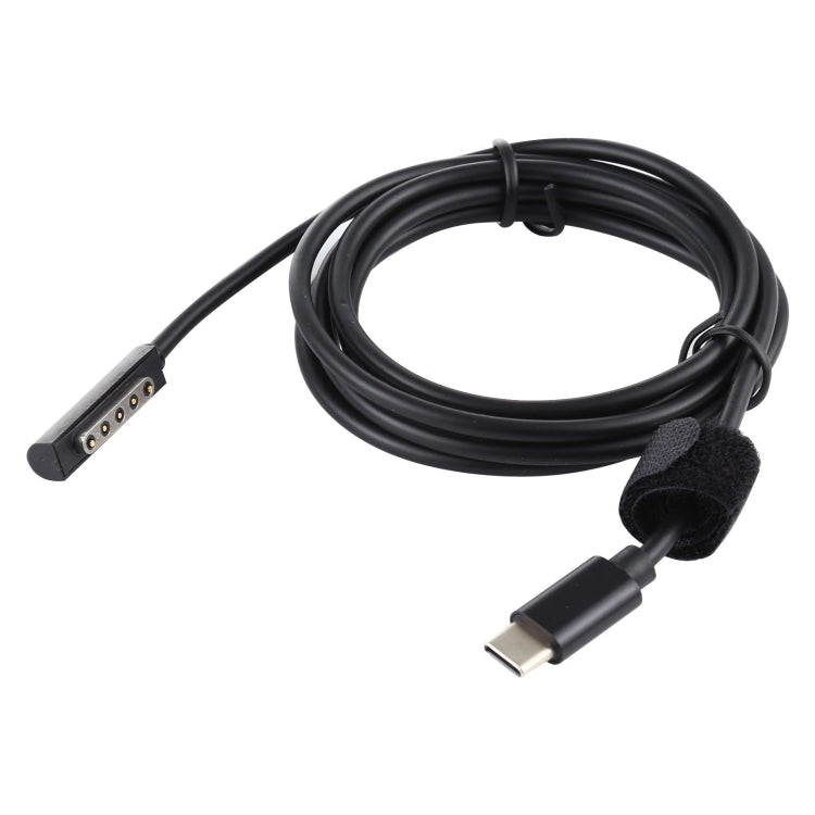 Cavo di ricarica rapida USB-C / Type-C PD 65W per Microsoft Surface Pro 2, lunghezza cavo: 1,5 m