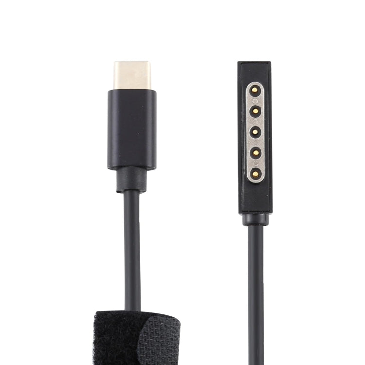 Cavo di ricarica rapida USB-C / Type-C PD 65W per Microsoft Surface Pro 2, lunghezza cavo: 1,5 m