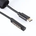 Cavo di ricarica rapida USB-C / Type-C PD 65W per Microsoft Surface Pro 2, lunghezza cavo: 1,5 m