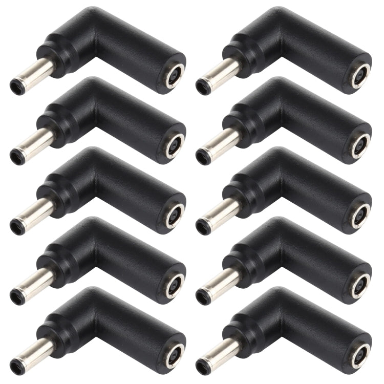 10 connettori adattatori a gomito con spina maschio da 4,5 x 3,0 mm femmina a 4,5 x 3,0 mm maschio, 4.5x3.0mm to 4.5x3.0mm