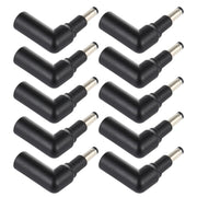 10 connettori adattatori a gomito con spina maschio da 4,5 x 3,0 mm femmina a 4,8 x 1,7 mm, 4.5x3.0mm to 4.8x1.7mm