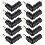 10 connettori adattatori a gomito con spina maschio da 4,5 x 3,0 mm femmina a 4,0 x 1,7 mm maschio, 4.5x3.0mm to 4.0x1.7mm
