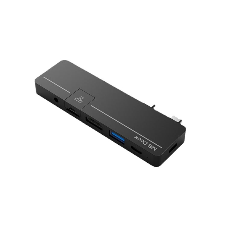 Adattatore HUB Dock Type-C Rocketek SHX6 con LAN e HDMI 4K