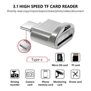 Adattatore per lettore di schede USB-C/Type-C 3.1 a scheda Micro SD (scheda TF).