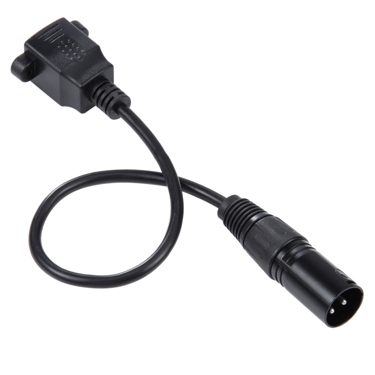 Cavo di prolunga di rete LAN Ethernet XLR maschio a RJ45 femmina a 3 pin, lunghezza cavo: 30 cm, 3-pin XLR Male to RJ45 Female
