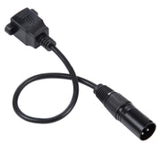 Cavo di prolunga di rete LAN Ethernet XLR maschio a RJ45 femmina a 3 pin, lunghezza cavo: 30 cm, 3-pin XLR Male to RJ45 Female
