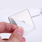 Supporto da parete in acciaio inox e legno per cuffie