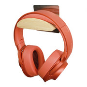 Supporto per cuffie in legno e acciaio inossidabile