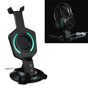 Portaauricolare luminoso mecha con USB