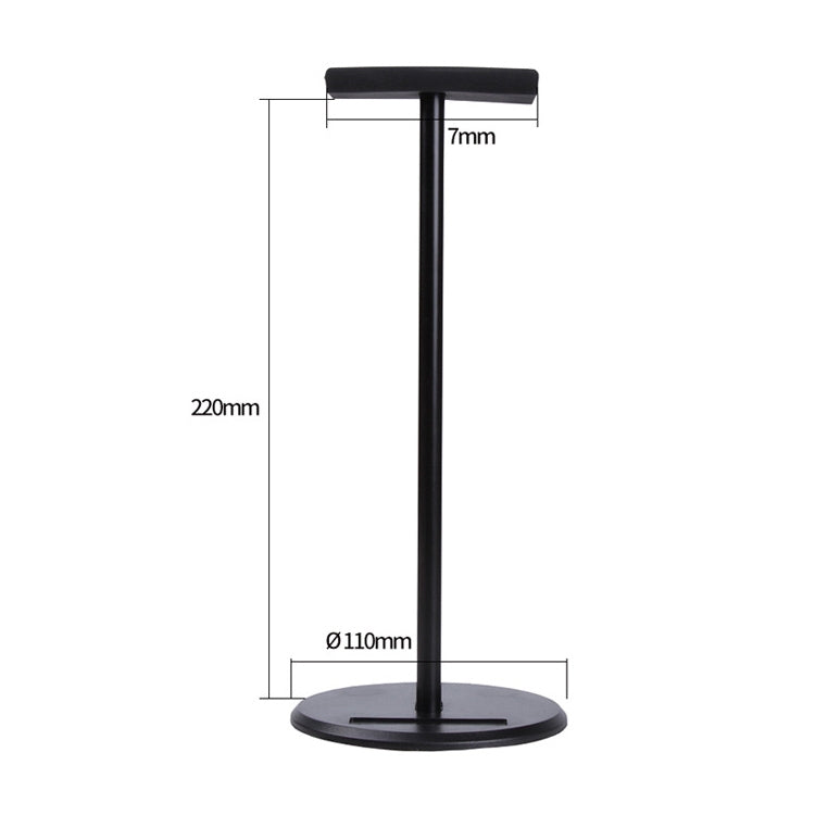 X1 Gancio per display per supporto per cuffie universale staccabile in lega di alluminio