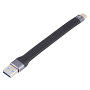 Cavo di ricarica rapida per trasmissione dati piatto morbido da USB-C / Type-C maschio a USB maschio da 10 Gbps, USB-C / Type-C Male to USB Male
