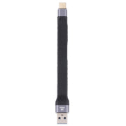 Cavo di ricarica rapida per trasmissione dati piatto morbido da USB-C / Type-C maschio a USB maschio da 10 Gbps, USB-C / Type-C Male to USB Male