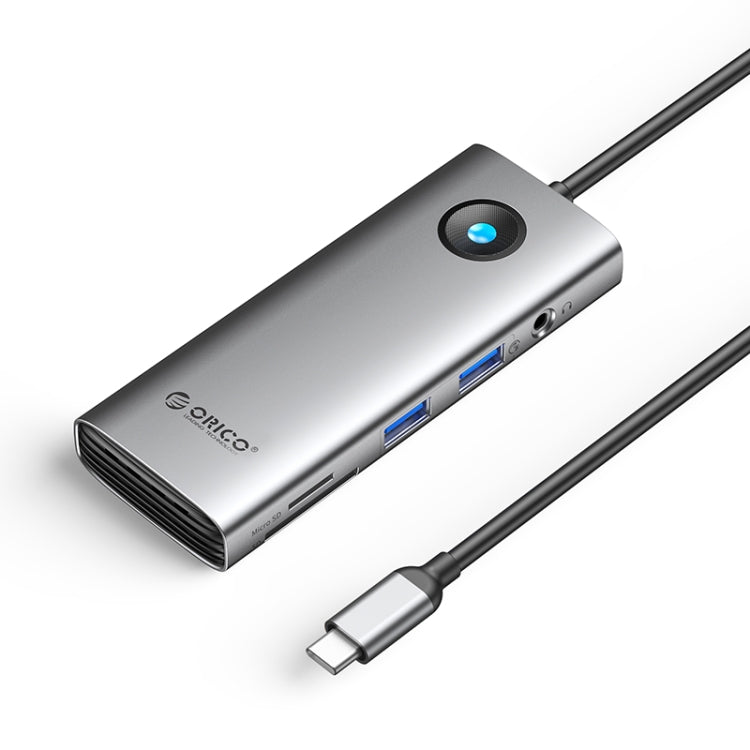 Docking station USB-C ORICO 8 in 1 con HDMI 4K e Ethernet