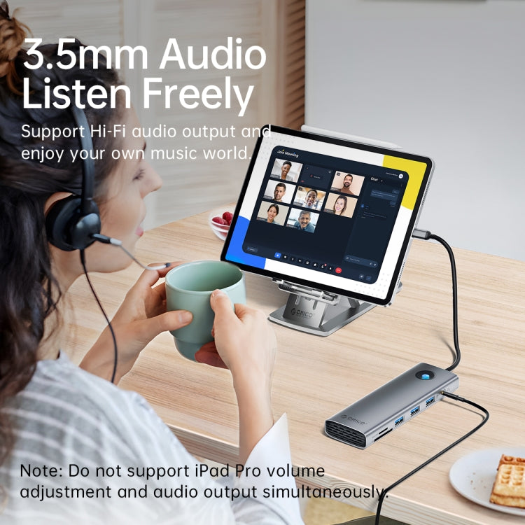 Docking station ORICO PW11-9P USB-C 8 in 1 5 Gbps