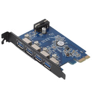 Scheda PCI Express USB 3.0 a 4 porte ORICO PVU3-4P per desktop, 4 Ports USB3.0