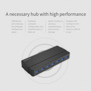 ORICO H7928-U3 Materiale ABS Desktop 7 Porte HUB USB 3.0 con Cavo da 1 m, USB 3.0