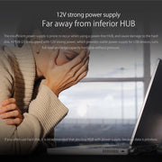 ORICO H7928-U3 Materiale ABS Desktop 7 Porte HUB USB 3.0 con Cavo da 1 m, USB 3.0