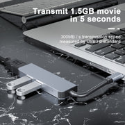 Docking station HUB multifunzione Type-C/USB-C 3 in 1 USB 3.0 x2 + HDMI 2011N, 2011N USB 3.0 x2 + HDMI