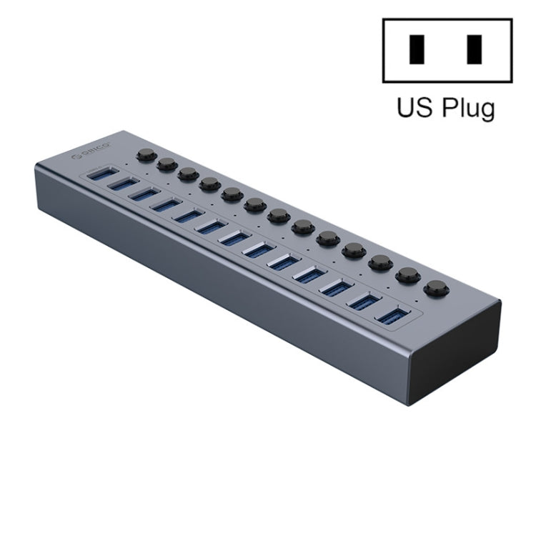 ORICO BT2U3-13AB-GY-BP Switch individuali multiporta HUB, spina UK, 13AB