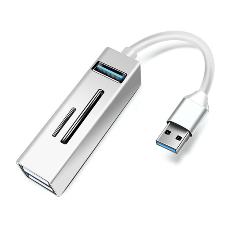 15101 Adattatore HUB per lettore di schede USB 3.0 da 5 in 1 a 3 USB + SD/TF, USB3.0