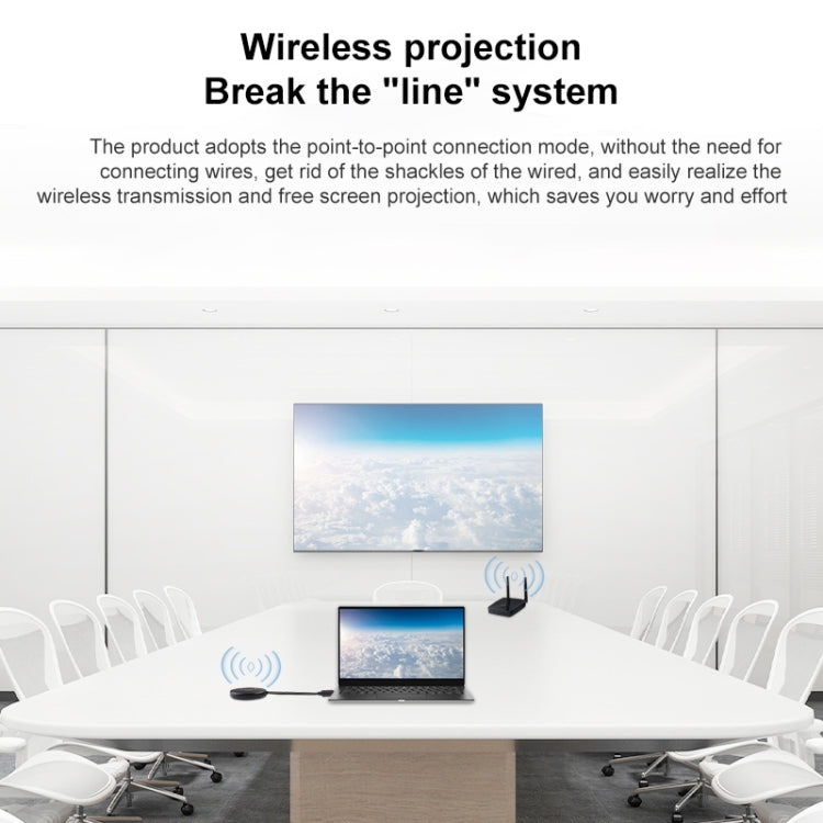 Measy A20W Wireless HDMI Transmitter and Receiver, Transmission Distance: 50m, Wireless Transmitter and Receiver 50m