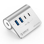 ORICO M3CU2 Hub USB 3.2 Gen2 4 porte in alluminio