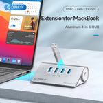 ORICO M3CU2 Hub USB 3.2 Gen2 4 porte in alluminio