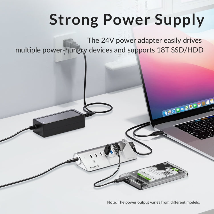 ORICO M3CU2 Hub USB 3.2 Gen2 4 porte in alluminio