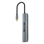 Adattatore HUB USB-C 9 in 1 con HDMI, VGA, USB 3.0, SD, TF