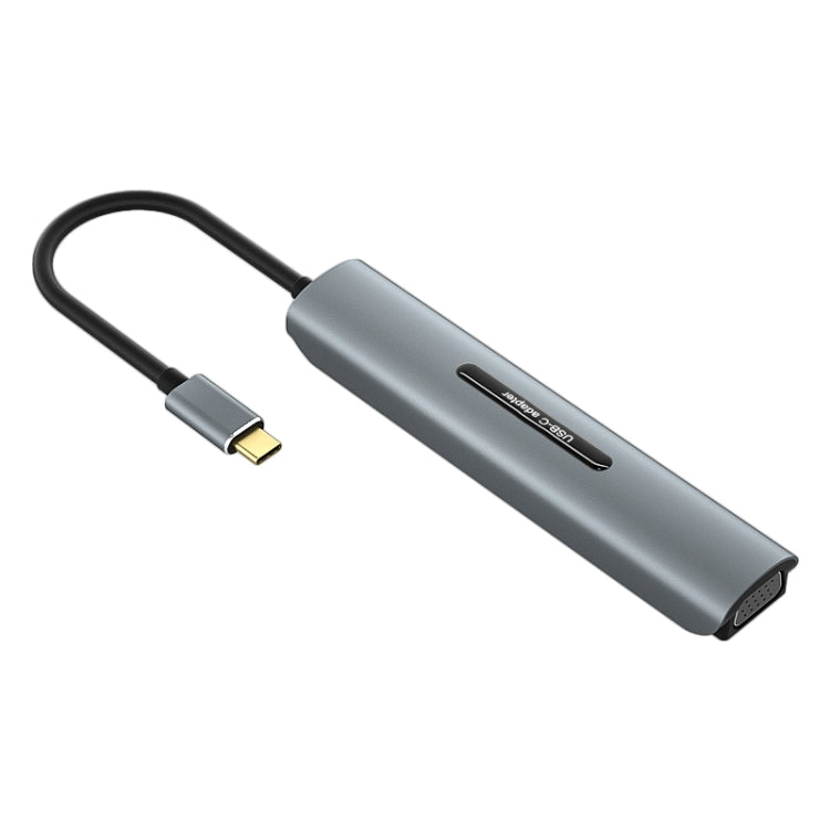 Adattatore HUB USB-C 9 in 1 con HDMI, VGA, USB 3.0, SD, TF