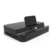 9138 6 in 1 USB-C / Type-C a 4K HDMI + 2 x USB 3.0 + Type-C + Lettore di schede SD / TF Docking station HUB multifunzione con supporto