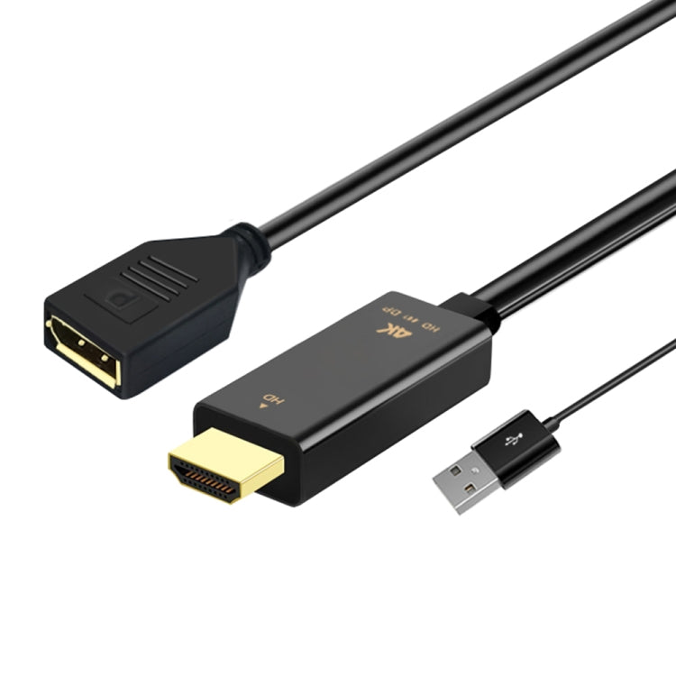 Cavo adattatore H146 HDMI maschio + USB 2.0 maschio a femmina DisplayPort, lunghezza: 25 cm, DP Female