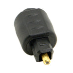 Adattatore audio fibra ottica da porta rotonda a quadrata