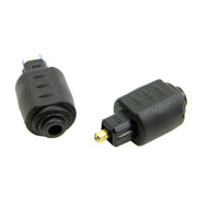 Adattatore audio adattatore per fibra ottica con testa di conversione da porta rotonda a porta quadrata EMK, Round Port to Square Port