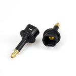 Adattatore audio fibra ottica da porta quadrata a rotonda