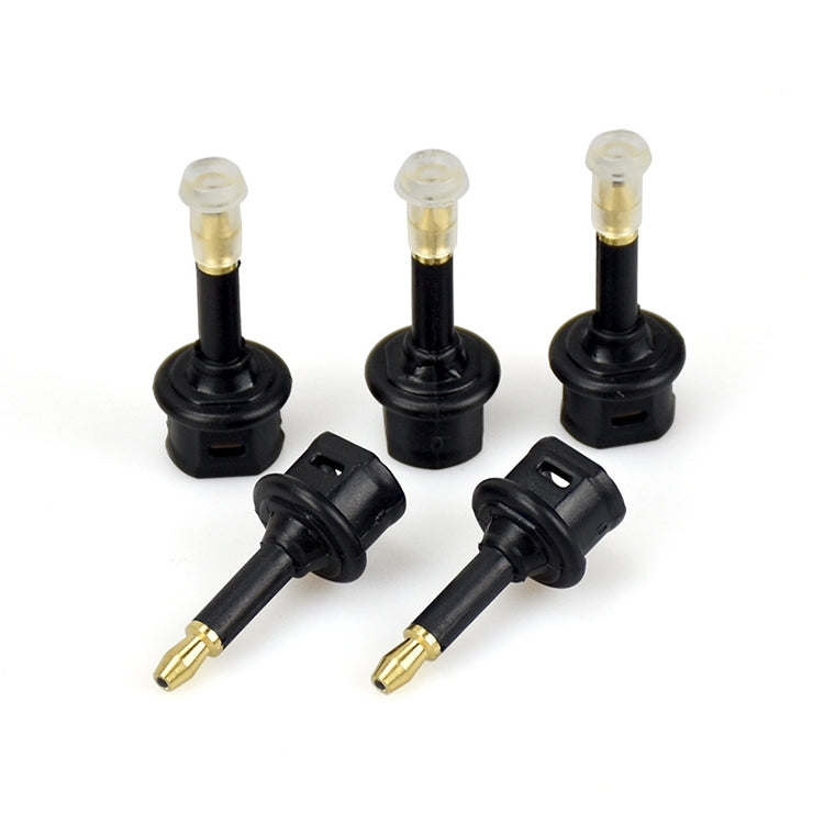 Adattatore audio adattatore per fibra ottica con testa di conversione da porta quadrata a porta rotonda EMK, Square Port to Round Port