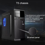 Chassis principale T5 USB 2.0 400x190x410mm Micro-ATX / ATX PC Custodia per computer desktop, T5