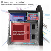 Business Road 3 USB 2.0 Chassis principale 353x160x399mm M-ATX / ATX / Mini-ITX PC Custodia per computer desktop, Business Road 3