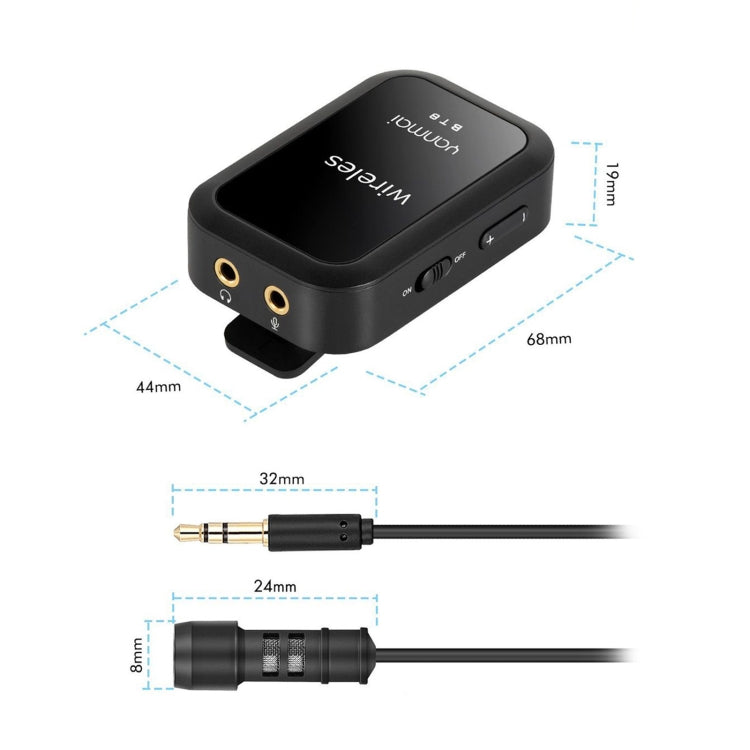 Microfono senza fili Bluetooth Yanmai BT8