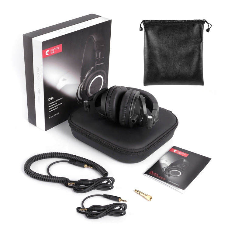 Cuffie monitor di registrazione professionali Yanmai D98, D98(Black), D98(Silver Grey)