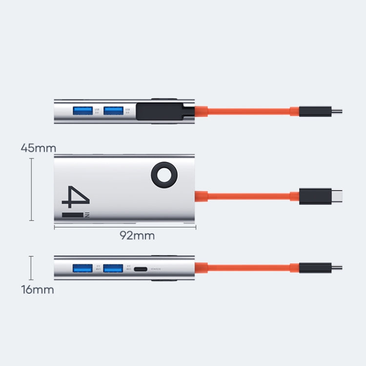 Docking station ROCK TR25 USB-C 4 porte USB 3.0