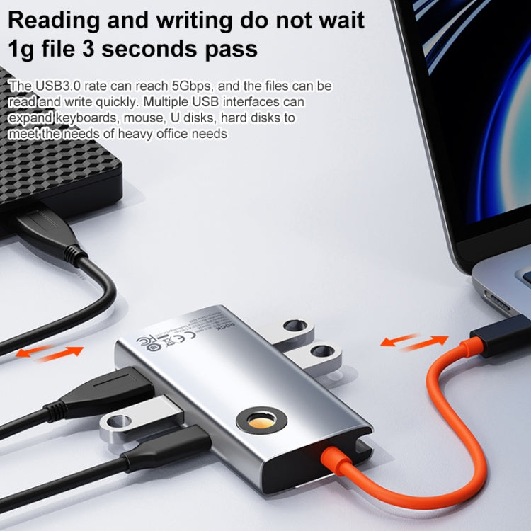 Docking station ROCK TR25 USB-C 4 porte USB 3.0