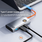 Docking station ROCK TR25 USB-C 4 porte USB 3.0