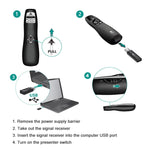 Penna per telecomando PPT per presentatore wireless Logitech R400 da 2,4 GHz