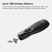 Penna per telecomando PPT per presentatore wireless Logitech R400 da 2,4 GHz