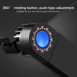 Supporto da tavolo portatile pieghevole regolabile a 360 gradi in lega di alluminio con doppie ventole CPU e tappetino per mouse per laptop/notebook, dimensioni scrivania: 420 mm x 260 mm, 420 x 260mm
