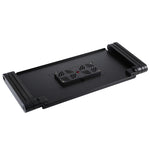 Supporto da tavolo portatile pieghevole regolabile a 360 gradi in lega di alluminio con doppie ventole CPU e tappetino per mouse per laptop/notebook, dimensioni scrivania: 480 mm x 260 mm, 480 x 260mm